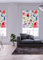 Lister Cartwright Summer Floral Patterned Roller Blinds (120 X 160 CM) Blackout Blind for Bedroom Bathroom Kitchen Windows Child Safety included