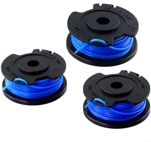 EXTRWORY Strimmer Spool, Strimmer Wire Trimmer Spool Line for Greenworks G24LT25 Grass Cutter, Trimmer Spool Replacement