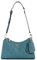 GUESS Femme Cresidia Top Zip Shoulder Bag Sac à bandoulière, Bleu Sarcelle, Taille Unique