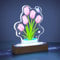 ZEEYUAN Tulpen Lampe 7 Farbwechsel Geschenk für Frauen mit Geschenkbox
