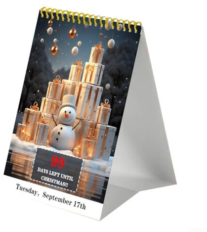 Lustiger und ansprechender Weihnachts-Countdown-Kalender für die ganze Familie, beginnt früh zu feiern