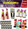 h2i Vulkan Mix | 24 St. | 5fach Sortiert | Outdoor Vulkan Mix für Silvester, Halloween & Partys | Kinder & Jugendfeuerwerk | c | Ganzjahresfeuerwerk Kat 1