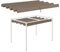 Outsunny Toile de Toit de Rechange pour pergola Toile de Remplacement Protection Solaire Anti-UV 30+ pour pergola de 3 x 2 m café