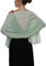 Ever-Pretty Damen Stola für Abendkleid Elegante Chiffon Schal Tücher Bolero für Abendkleider Festliche Stola Minzgrün