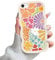 Zrutru Wave Bumper Colorful Painting Flowers Print Wavy Frame Phone Case for iPhone SE 2020/SE 2022/7/8 Kawaii Lovely Floral Funda for Girls Women,Soft TPU Cover for iPhone 7 4.7 Inch