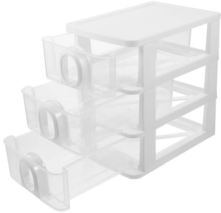 TOPPERFUN Type Organizer Desktop Makeup Storage Case for Sundry Boxes and Cosmetic Storage Organizers for Office Tabletop Organization