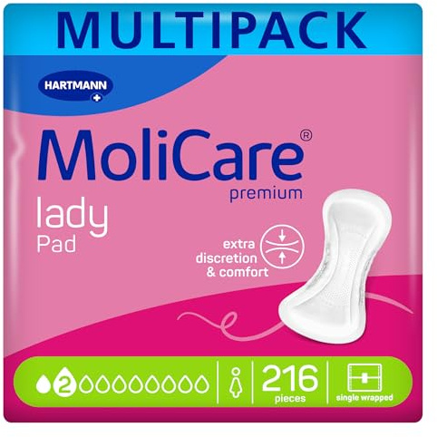 MoliCare premium lady Pad 2 Tropfen Inkontinenzeinlagen | 18 x 12 St.