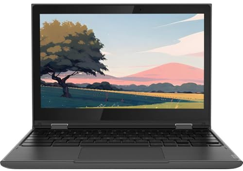 Lenovo Chromebook 300e 2 in 1 Laptop, Intel Celeron N4020, 11.6 Zoll (1366x768) Anzeige, 4GB RAM, 32GB eMMC, Japanische Tastatur QWERTY, Chrome OS (Generalüberholt)