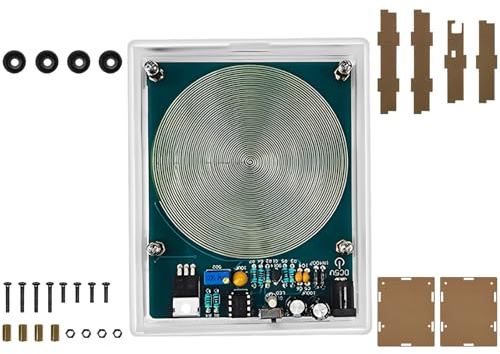 Generador de ondas Schumann de 7,83 Hz, dispositivo de pulso de baja frecuencia de 5 W con carcasa acrílica, alimentado por USB, para relajación y meditación, 16 x 13 x 2 cm