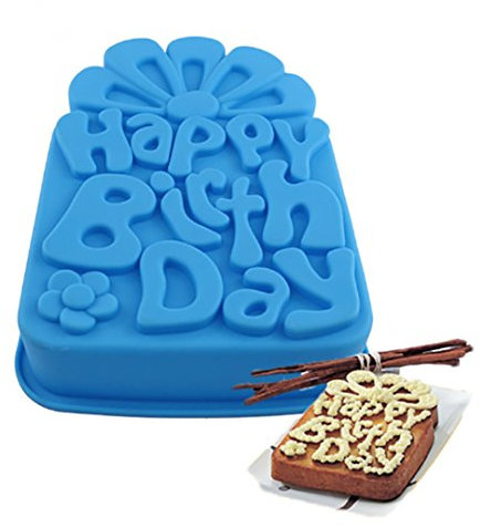FantasyDay® Premium Silikon Backform/Muffinform für Muffins, Cupcakes, Kuchen, Pudding, Eiswürfel und Gelee - Quadratische Brotbackform für eindrucksvolle Kreationen, hochwertige Silikon-Kuchenform