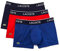 Lacoste Herren 5H3389 Boxershorts, Marine/Rouge-Methylene, M (3er Pack)