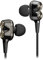JAZ Auricolari Ragtime Wireless multipoint, con Dual Driver, Finitura in Metallo, Microfono Integrato, 3 Set di Gommini Inclusi