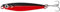 Herring Kinetic Cool Pilker 2er Pack, Pilker Gewichten von 25g - 60g, Inhalt 2 Stück (Black/Red, 25g)