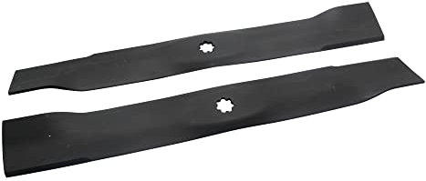 2 X 54 cm pour JOHN DEERE Jeu de lames de tondeuse AM140974 AM137331 X300R X305R