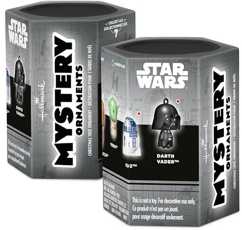 Hallmark Star Wars Set 1 Mystery Christmas Ornaments, Set of 2, Shatterproof