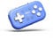 8Bitdo Micro Bluetooth Gamepad Pocket-sized Mini Controller for Switch, Android, and Raspberry Pi, Support Keyboard Mode (Blue)