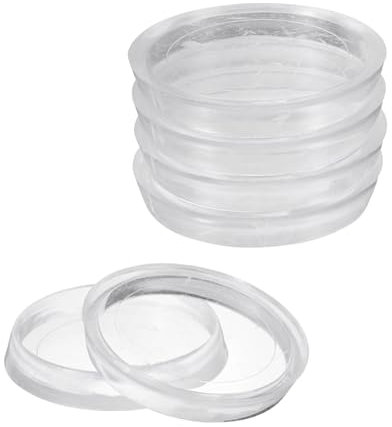 QUARKZMAN 8 Pièces de sous-Verres de Meubles Ronds, Patins de Protection de Sol en Plastique de 2-1/8 pour Tapis