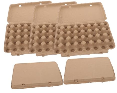 5 Uds Caja De Huevos De Codorniz Bandejas De Papel Para Huevos De Codorniz Bandeja Soporte Para Huevos De Codorniz Paquete De Cartones De Huevos De Codorniz Contenedor De Huevos