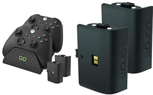 Venom Twin Charging Dock with 4 x Rechargeable Battery Packs - Black (Xbox Series X & S/Xbox One)
