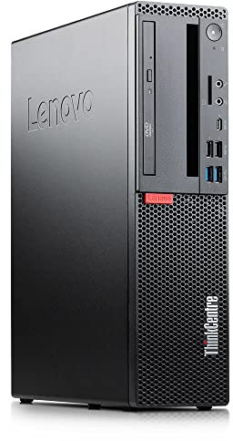 Lenovo ThinkCentre M720s SFF Intel Core i5 8500 256GB SSD Festplatte 16GB Speicher Windows 10 Pro inkl. Win 11 Upgrade Desktop Computer Mini PC (Generalüberholt)