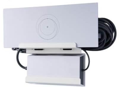 Shinar Metall Wandhalterung Halterung Kompatibel für Starlink Gen 3 Mesh Router und Netzteil All in One Montage Kit für Starlink Standard V3 Mesh Router und Netzteil Kabelmanagement (Weiß)