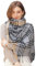 JIAHAOS Schal Für Männer Frauen Multikolen Weiche Klassische Tartan -Karierte Hals Winter Warmes Schals-blau-70 * 180 cm