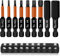 TAIHOBO 9PCS Allen Key Screwdriver Set Bit, Impact Driver Hex Bit Set, 50mm Long Magnetic Allen Key Drill Bit Set with 1/4 Inch Hexagon Shank, S2 Steel Wrench Hex Drill Bit Set H1.5-10mm