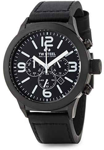 TW Steel Herren Uhr Armbanduhr Chrono Marc Coblen Edition TWMC42 Lederband