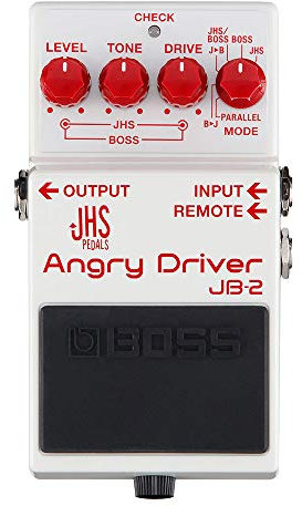 BOSS JB-2 Angry Driver Distortion Overdrive Pedal, komplett neues Overdrive-Pedal mit enormer klanglicher Bandbreite