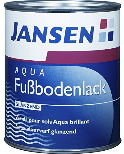 Jansen Aqua Fußbodenlack 750ml Lichtgrau