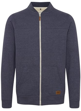BLEND Arco Felpa con Cerniera Giacca da Uomo Senza Cappuccio con Collo Alto, Taglia:L, Colore:Navy (70230)