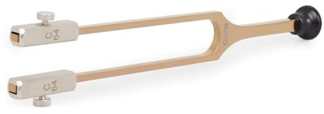 Stimmgabel nach Rydel Seiffer mit Fuss c128/C64 | Color Deluxe | Farbe: roségold (titaniumbeschichtet)