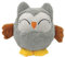 Pelucho - Peluche Bouillotte Chouette Grise - Made in France - Lavande et blé - Chaleur - Bien être - Douceur - Bouillotte sèche - Bouillotte Bébé - bouillotte micro-onde