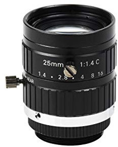 Waveshare Telephoto Lens for Raspberry Pi Camera 25mm Focal Length Multi Field Angle C-Mount