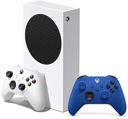 Xbox Series S 512GB + Manette Xbox Bleue Sans Fil - Shock Blue