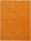 carpetfine Wollteppich Gabbeh Uni Gelb 60x90 cm | Moderner Teppich für Wohn- und Schlafzimmer