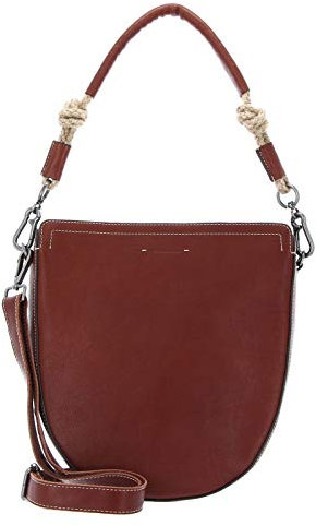 FREDsBRUDER Veg Tan Collection Sailor Shoulder Bag Dark Cognac