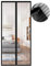 Zanzariera Magnetica per Porte, Zanzariera 85x235 cm, Nero Zanzariere Porte Chiusura Automatica, Facile da Installare, per Porta Finestra Balcone Soggiorno