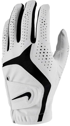 Nike Dura Feel X 2 Pack Golf Gloves for Left Hand White | White | Black Small