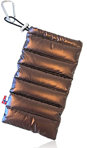 Thermopoc THOQ Smartphone-Tasche, daunengefüttert, Bronze