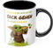 Mir nicht auf den Sack gehen du sollst MiMiMi Tasse Kindertasse Sprüche Sprüchetasse (schwarz)