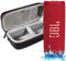 JBL-Flip 6 - Waterproof Portable Small Outdoor Bluetooth Speaker, Powerful Sound and deep bass, IPX7 Waterproof, 12 Hours of Playtime with Megen Hardshell Case - Red