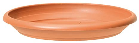 Scheurich Linda, Untersetzer aus Kunststoff, Farbe: Terracotta, 77,8 cm Durchmesser, 11,6 cm hoch