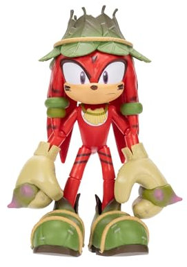 Sonic Prime 5 Knuckles The Dread Articulated Action Figure. Perfect For Any Fan. Collect The Whole Troupe with Sonic, Tails Nine, Mr. Dr. Eggman and Thorn Rose Available Too!