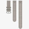 SUUNTO 22 EXP1 Stoff Armband Kompatibel Race, Vertical, 9 Peak Pro, 9 Peak, 5 Peak, Watch Strap Weiches Stoff-Ersatzband 22mm Sand Gray M+L