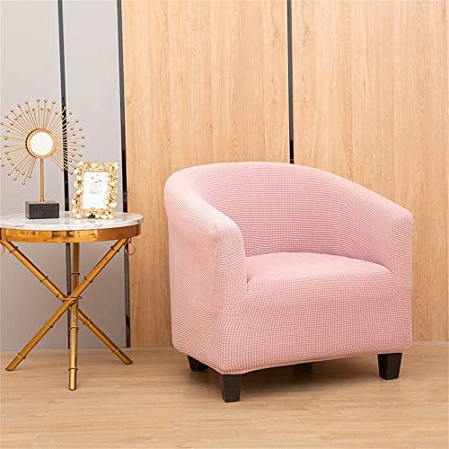 Morbuy Sesselhussen 1 Sitz, Stretch Sesselbezug Universal Sesselschoner Elastisch Sesselüberwurf Sofahusse mit Armlehnen (rosa)
