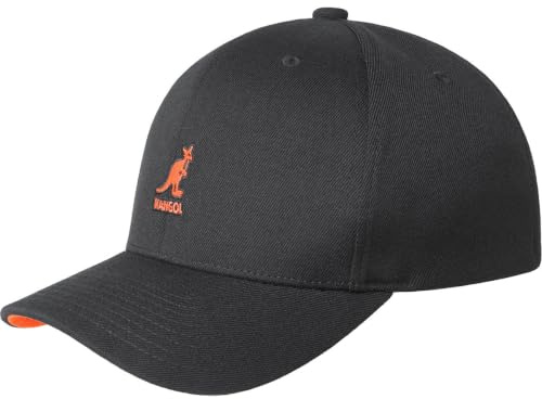 Kangol Wool Flexfit Cap Baseballcap Basecap Fullcap Wollcap Fitted Hinten geschlossen