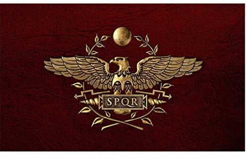 Genérico Bandera del Imperio Romano, Flagal SPQR Senado de la Bandera del Imperio Romano Bonner con Arandelas 3 x 5 pies