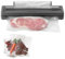 Navaris Envasadora al Vacio Domestica - Envasadora al vacío para todas las bolsas de alimentos - Cortador y portarrollos integrados - Envasadora Vacio con Cortador