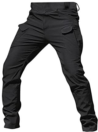 Militaire Vetement De Travail Tenue Militaire Treillis Militaire Vêtements De Travail Homme Chantier Pantalon+Cargo+Homme Pantalon Chasse Pantalon Treillis Militaire Vetement Noir L